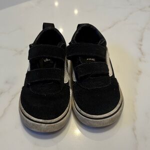 Vans Kids Black and White Sneakers